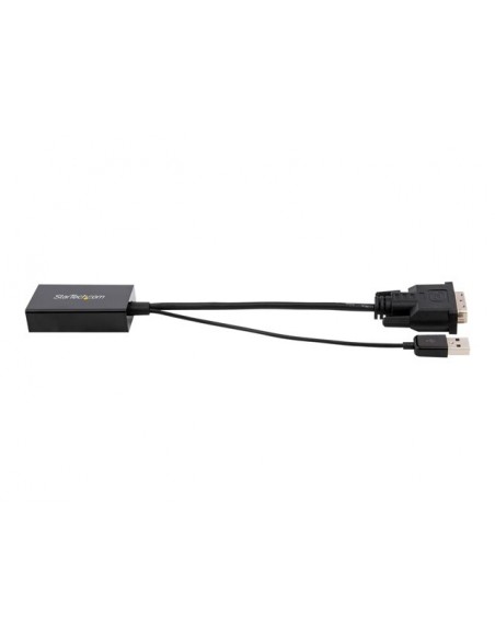 Adaptador dvi a displayport - usb 2.0 startech macho - hembra - negro