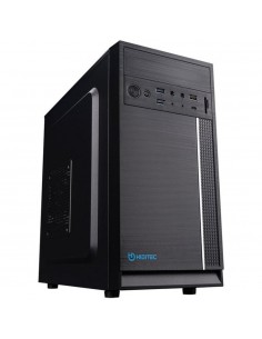 Caja ordenador hiditec q5 pro matx negra fuente 500w