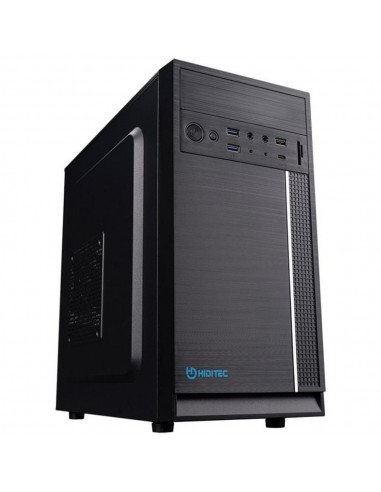 Caja ordenador hiditec q5 pro matx negra fuente 500w