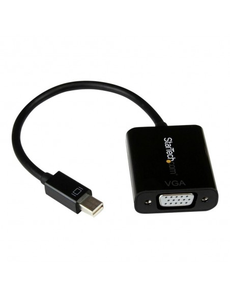 Adaptador mini dp a vga startech 22cm - macho - hembra - negro