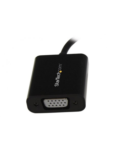 Adaptador mini dp a vga startech 22cm - macho - hembra - negro
