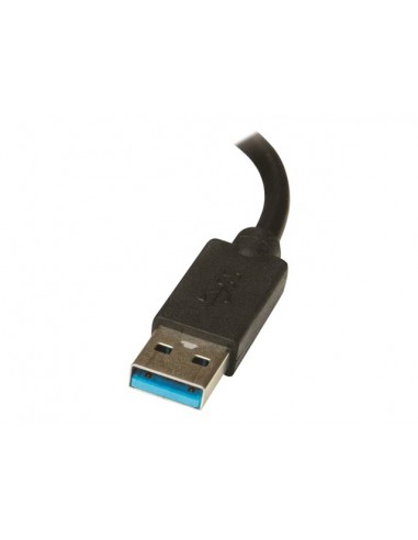 Adaptador usb 3.0 a 2x hdmi staretch 25cm - macho - hembra - negro
