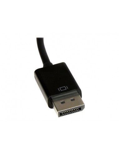 Cable displayport a vga startech 10cm - macho - hembra - negro