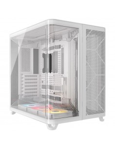 Caja ordenador corsair air 5400 rs - r argb atx cristal templado blanca
