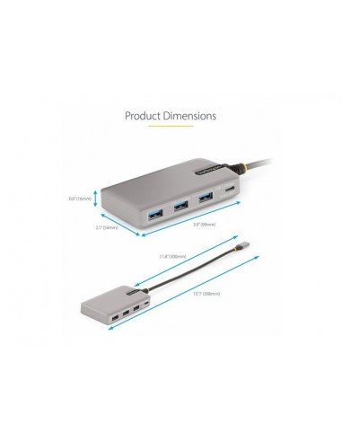Hub startech usb tipo c 5 en 1