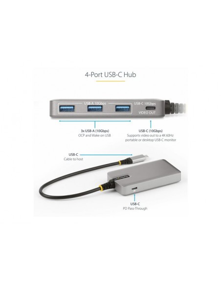 Hub startech usb tipo c 5 en 1 Hub startech usb tipo c 5 en 1