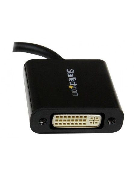Adaptador mini dp a dvi startech 17cm - macho - hembra - negro Adaptador mini dp a dvi startech 17cm - macho - hembra - negro