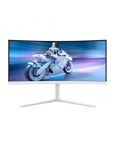 Monitor led gaming 34 pulgadas philips 34m2c5501a - 00 curvo - fast va - wqhd - dp - hdmi - 180hz - 0.5ms - vesa 100x100