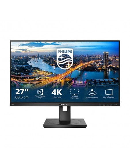 Monitor led 27 pulgadas philips b line 278b1 - 00 ips - 4k uhd - dp - hdmi - 60hz - 4ms - vesa 100x100