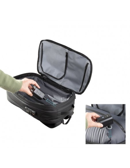 Mochila tooq tqbp - v101 - bk para portatil 17 pulgadas negra + comprension vacio y bomba aire 30 - 55l Mochila tooq tqbp - v101 - bk para portatil 17 pulgadas negra + comprension vacio y bomba aire 30 - 55l