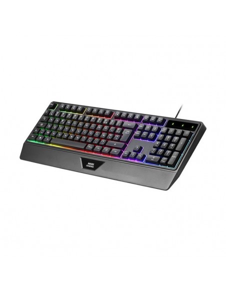 Kit teclado + raton mars gaming mcp124profr rgb negro + auriculares y alfombrilla frances Kit teclado + raton mars gaming mcp124profr rgb negro + auriculares y alfombrilla frances