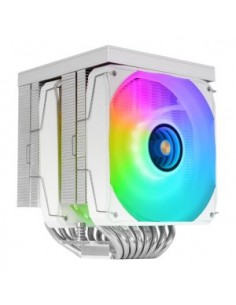 Ventilador cpu mars gaming mcpulcdprow argb 2x 120mm blanco