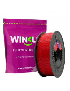 Filamento rojo diablo winkle pla - hd - 1.75mm - impresora 3d - 1 kg