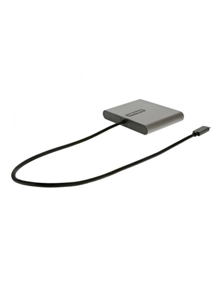 Adaptador usb tipo c a 4x hdmi startech 0.5m - macho - hembra - gris