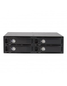 Rack movil startech 5.25 pulgadas 4x 2.5 pulgadas