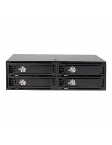 Rack movil startech 5.25 pulgadas 4x 2.5 pulgadas