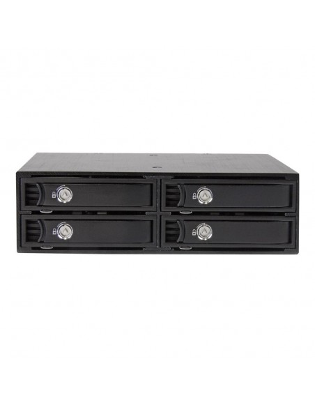 Rack movil startech 5.25 pulgadas 4x 2.5 pulgadas