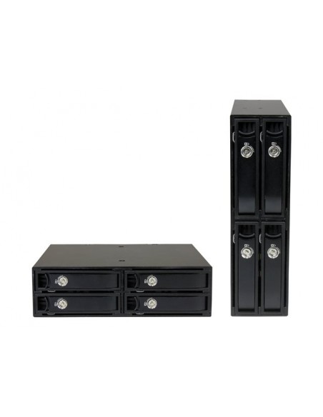 Rack movil startech 5.25 pulgadas 4x 2.5 pulgadas Rack movil startech 5.25 pulgadas 4x 2.5 pulgadas