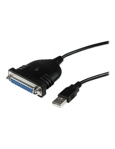 Cable db25 a usb tipo a startech 1.86m - hembra - macho - negro