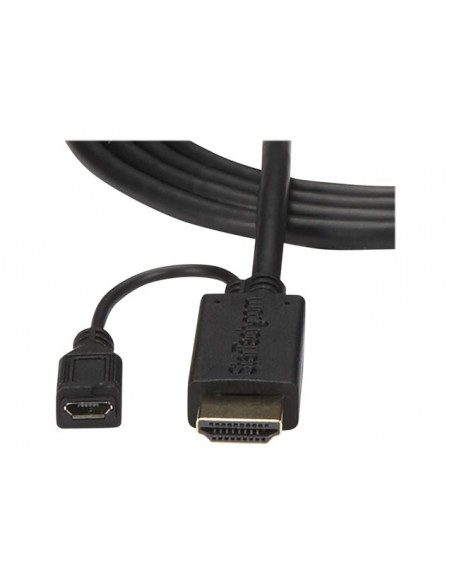 Cable hdmi - micro usb tipo b a vga startech 2m - macho - hembra - macho - negro Cable hdmi - micro usb tipo b a vga startech 2m - macho - hembra - macho - negro