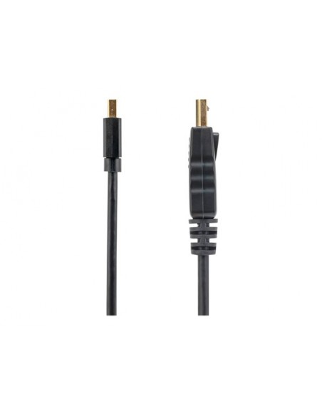 Cable mini dp a displayport startech 1.8m - macho - macho - negro Cable mini dp a displayport startech 1.8m - macho - macho - negro
