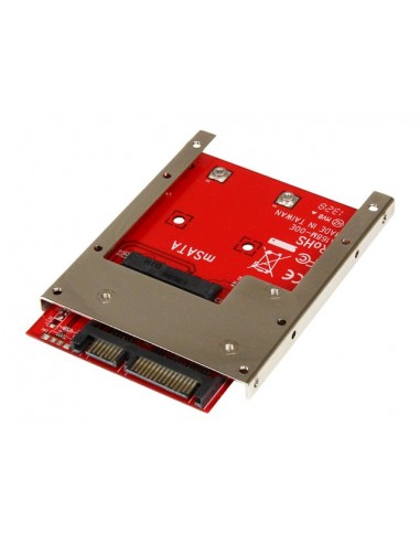Adaptador msata a sata startech 2.5 pulgadas sata 6gb - s