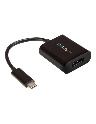 Adaptador usb tipo c a displayport startech 0.14m - macho - hembra - negro