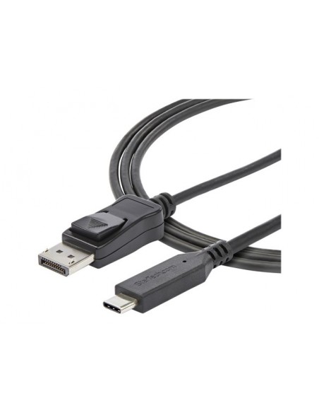 Cable usb tipo c a displayport startech 1.8m - macho - macho - negro