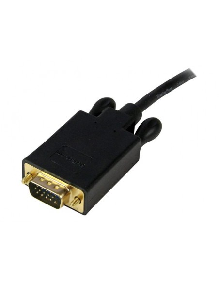 Cable displayport a vga startech 1.83m - macho - macho - negro Cable displayport a vga startech 1.83m - macho - macho - negro