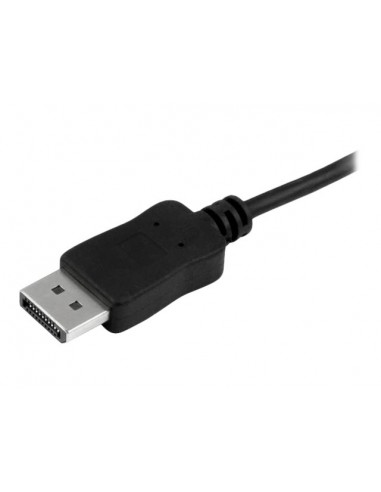 Cable usb tipo c a displayport 4k startech 1.8m - macho - macho - negro