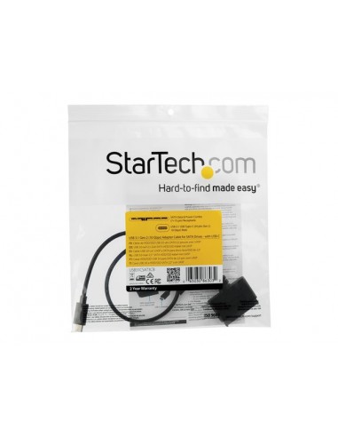 Cable usb tipo c a sata 6gb - s startech para disco duro 2.5 pulgadas