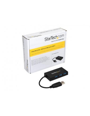 Hub startech usb tipo a 4 en 1