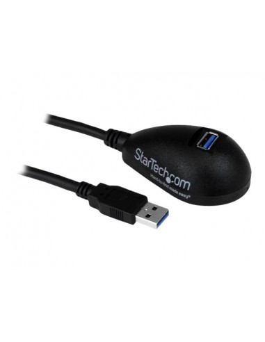 Cable usb tipo a startech 1.5m - macho - hembra - negro