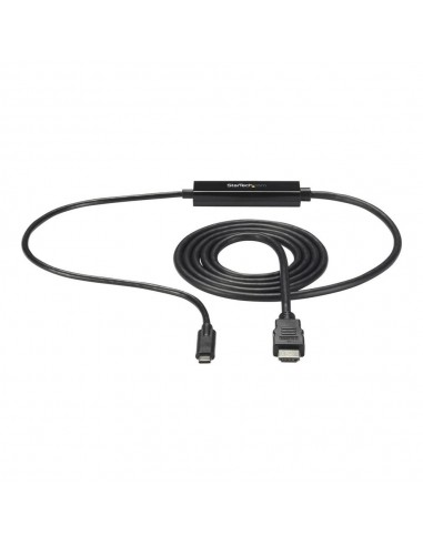 Cable usb tipo c a hdmi startech 1m - macho - macho - negro