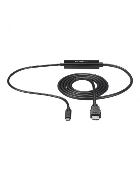 Cable usb tipo c a hdmi startech 1m - macho - macho - negro