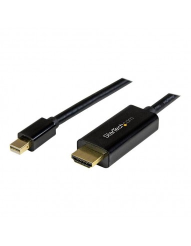 Cable mini dp a hdmi startech 1m - macho - macho - negro
