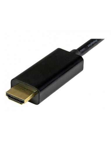 Cable mini dp a hdmi startech 1m - macho - macho - negro