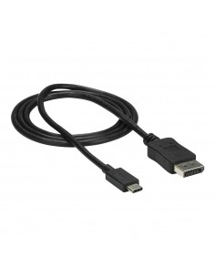 Cable usb tipo c a displayport startech 1m - macho - macho - negro