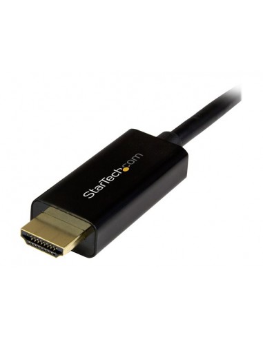 Cable displayport a hdmi startech 2m - macho - macho - negro