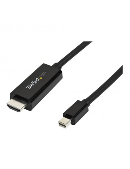 Cable mini dp a hdmi startech 3m - macho - macho - negro