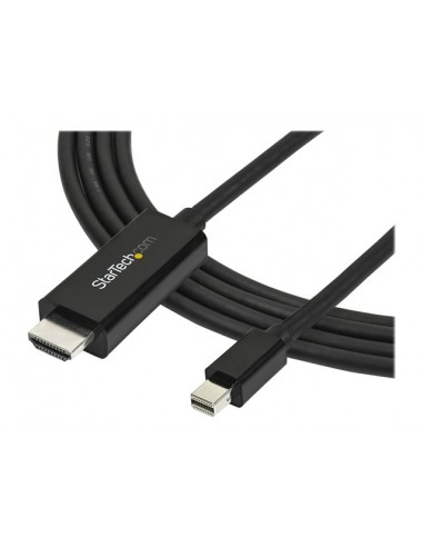 Cable mini dp a hdmi startech 3m - macho - macho - negro