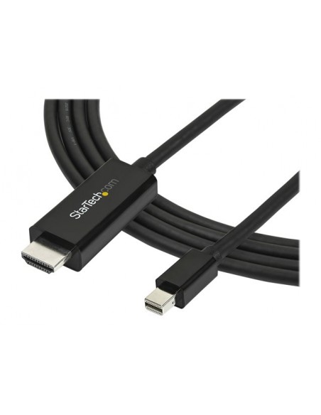 Cable mini dp a hdmi startech 3m - macho - macho - negro Cable mini dp a hdmi startech 3m - macho - macho - negro