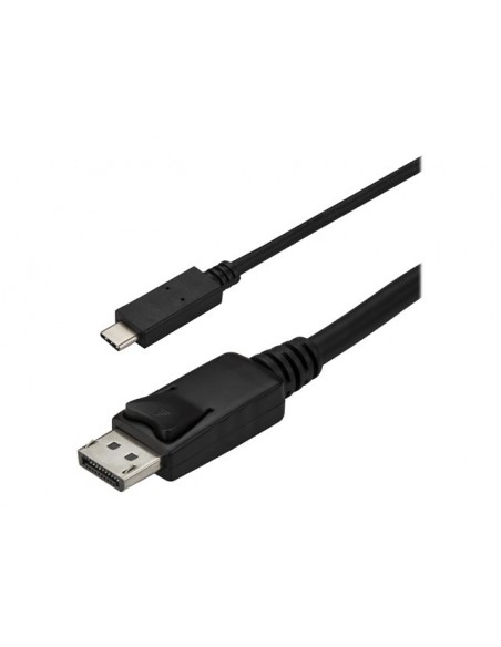 Cable usb tipo c a displayport startech 3m - macho - macho - negro