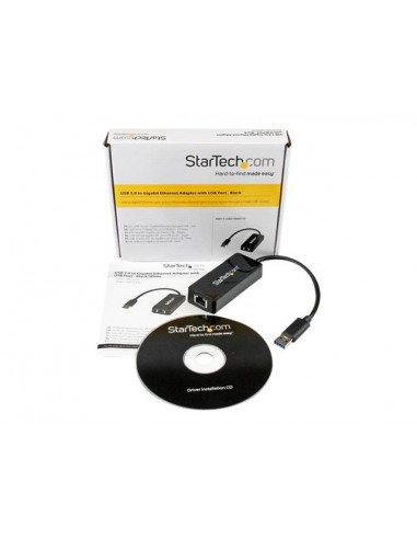 Adaptador de red usb 3.0 startech usb31000sptb rj45