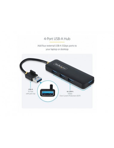 Hub startech usb tipo a 4 en 1