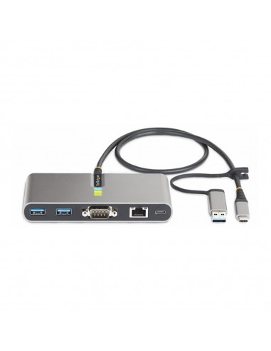 Hub startech usb tipo c - usb tipo a 5 en 1