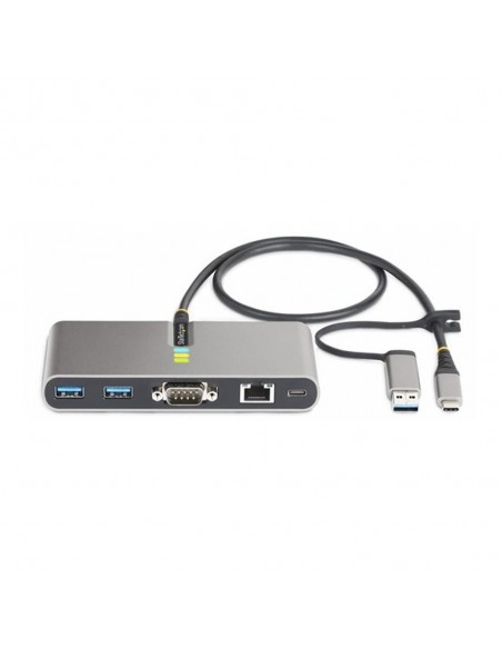 Hub startech usb tipo c - usb tipo a 5 en 1