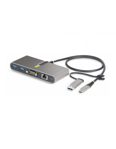 Hub startech usb tipo c - usb tipo a 5 en 1