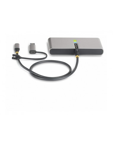 Hub startech usb tipo c - usb tipo a 5 en 1