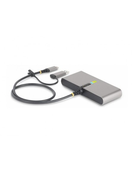 Hub startech usb tipo c - usb tipo a 5 en 1
